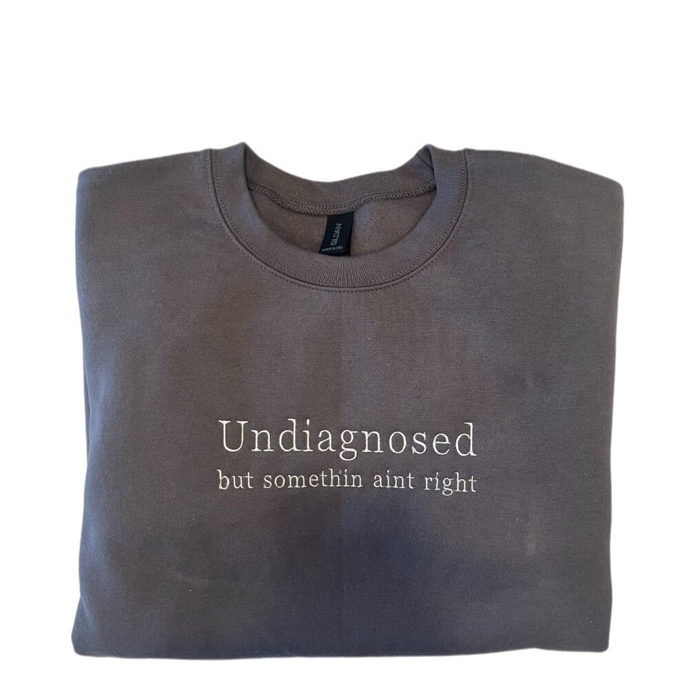 Undiagnosed Embroidered Crewneck